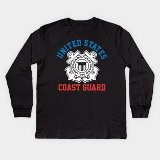 US Coast Guard USCG Kids Long Sleeve T-Shirt